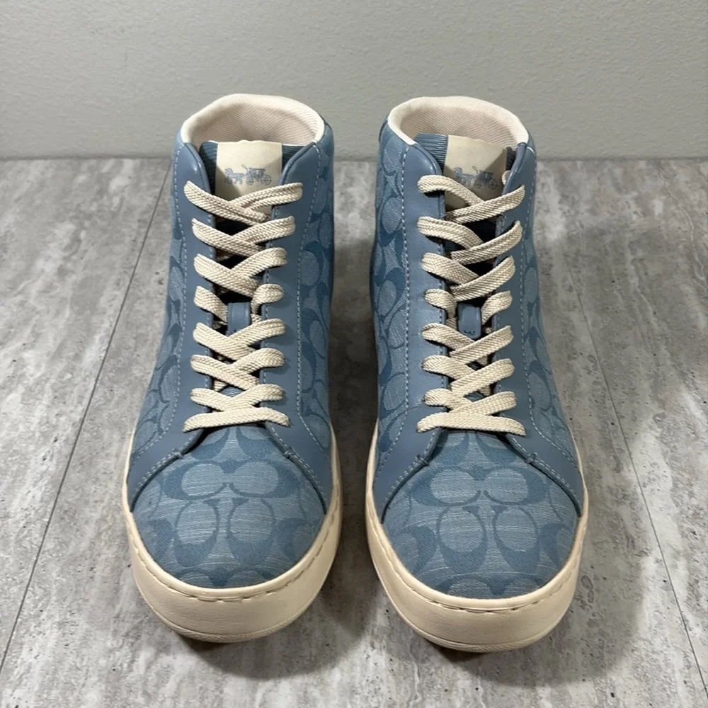 Coach Clip High Top Sneaker, Men’s sz 11, Cornflower Blue
